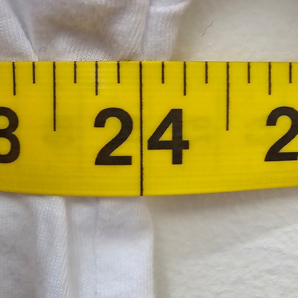 Free Assembly Womens XL White Limon Cello Organic Cotton Graphic Tee Summer Vaca - Picture 6 of 7